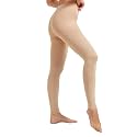 NURCOM Compression Pantyhose, Footless, 20-30 mmHg, Beige 5XL