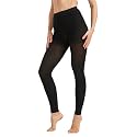 NURCOM Compression Pantyhose, Footless, 20-30 mmHg, Black 4XL
