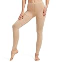 NURCOM Compression Pantyhose, Footless, 15-20 mmHg, Beige 3XL