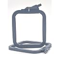 Nurge Square Embroidery Hoop - Plastic Cross Stitch Frame for Needlepoint & Embroidery - Adjustable Craft Hoop - Anthracite - No:1 (X Small)