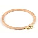 Nurge Premium Quality Beech Wood Embroidery Hoop, Cross Stitch Hoop with Gold Plated Adjustable Brass Screw for DIY Projects Ideal for Crafters,Beginners &amp; Professionals - 6.3" Diameter &amp; 0.31" Thick