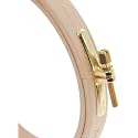 Nurge Premium Quality Beech Wood Embroidery Hoop, Cross Stitch Hoop with Gold Plated Adjustable Brass Screw for DIY Projects Ideal for Crafters,Beginners &amp; Professionals - 8.66" Diameter &amp; 0.62" Thick