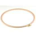 Nurge Premium Quality Beech Wood Embroidery Hoop, Cross Stitch Hoop with Gold Plated Adjustable Brass Screw for DIY Projects Ideal for Crafters,Beginners &amp; Professionals - 12.2" Diameter &amp; 0.31" Thick