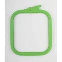 Nurge Green Small (No:2) Plastic Square Embroidery Hoop, Cross Stitch Hoops, Punch Needle Hoop , DIY Craft Sewing,ABS Plastic Embroidery Hoops