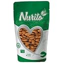 Nurito Almonds 200 Grams - Raw, Whole And Delicious |Crunchy Texture without Sugar and Salt | Ideal for Snacking, Baking, Smoothies &amp; Meal also for Healthy Lifestyle