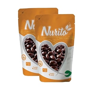 nurito premium almonds chocolate almonds 500g
