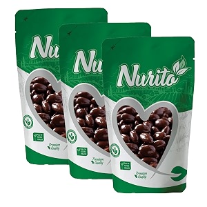 nurito premium almonds chocolate almonds 600g