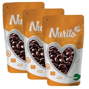 nurito premium almonds chocolate almonds 750g