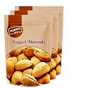 Nurito Kagazi Badam 750 Grams (250 Grams X 3) – Thin Shell Almonds | Packed with Protein, Fiber, and Vitamins | Badam with Shell – Easy to Crack, Supports Brain Health and Boosts Energy – Great Snack Option for Office, School