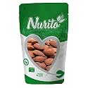 Nurito Almond Roasted &amp; Salted 200g – Dry Fruits- Badam Roasted | Crunchy, Healthy &amp; Delicious Vegan-Friendly Nut Snack | Rich in Protein, Fiber, Healthy Fats, Calcium &amp; Dietry Fibre | Roasted Badam Best for Brain