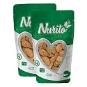 Nurito Almonds 400 Grams (200 Grams X 2) - Raw, Whole And Delicious |Crunchy Texture without Sugar and Salt | Ideal for Snacking, Baking, Smoothies &amp; Meal also for Healthy Lifestyle