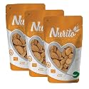 Nurito Almond Roasted &amp; Salted 750g (250g X 3) – Dry Fruits- Badam Roasted | Crunchy, Healthy &amp; Delicious Vegan-Friendly Nut Snack | Rich in Protein, Fiber, Healthy Fats, Calcium &amp; Dietry Fibre | Roasted Badam Bes