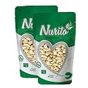 Nurito Kaju (Cashew) 400 Grams (200 Grams X 2) for All Ages | High in Protein and Boosts Energy and Build Immunity | Healthy Nutritious Cashew Nut | Delicious Vegan &amp; Crunchy Kaju Nut for Cooking and Raw Eating