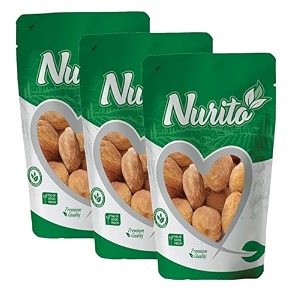 nurito dried khurmani apricots - 600 grams 200 grams x 3 - sweet amp healthy snack  soft amp chewy  high in fiber amp antioxidants
