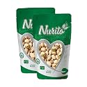 Nurito Roasted and Salted Pistachios 400 Grams (200g X 2) – Tasty Crunchy Healthy Nut Snack | Pista Dry Fruit | Rich in Protein, Fiber &amp; Antioxidants | Great for Kids During Study Time and Office Breaks | Vegan Friendly P