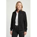 Nurse Women Fleece Scrub Jacket with 5 Pockets Zip Front Jacket Slim Fit Nursing Warm-up Fleece Medical Coat Stretch Fabric