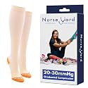 Nurse Yard Compression Socks for Nurses - Women &amp; Men - 20-30mmHg Graduated Compression, For Medical Staff, Athletes - 1 Pair