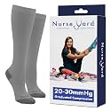 Nurse Yard Compression Socks for Nurses - Women &amp; Men - 20-30mmHg Graduated Compression, For Medical Staff, Athletes - 1 Pair