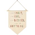 Nursery Positive Encourage Inspirational Flag Pennant Sign Gift for Baby Newborn Boys Girls Kids-Banner Wall Decor for Bedroom Playroom Front Door-Baby Shower Christmas Gift