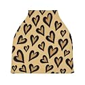 Nursing Cover Breastfeeding Soft Carseat Canopy Loving Graffiti Multi Use for Baby Car Seat Covers Canopy Shopping Cart Cover Scarf Light Blanket Stroller Cover