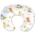x-vesolje Nursing Pillow, Breastfeeding Pillow with Removable Cover, Ergonomic Breast Feeding Pillow, Baby Feeding Support Pillow for Mom Easier Breastfeeding- Original Size/Dinosaurs
