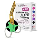 Nursing Tools Hummingbird Nursing Scissors – 4-in-1 Medical Scissors for Nurses, Compact Pocket Shears for Wound Care & Daily Clinical Use (Glow in the Dark)
