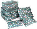 NuShop Printed Styleys 6-in-1 Travel Organizer Packing Cubes Bag & Laundry Pouch