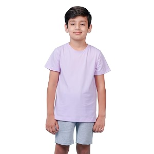 Nusyl Boys Half Sleeves Solid T-Shirt for
