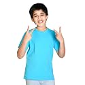 Nusyl Boys Half Sleeves Solid T-Shirt for