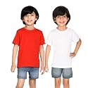 Nusyl Boys Half Sleeves Solid T-Shirt for