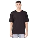 Nusyl Men Solid Oversized t-Shirt - NUMCOTSH0001