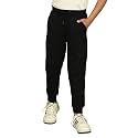 Nusyl Solid Cotton Track Pants for Boys