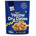 Nut Aura 200 gms Yellow Dry Dates | Natural energy booster | Sukha kharek traditional snack | Rich in iron & natural sugars | Ideal for snacking, ayurvedic use