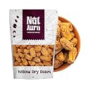 Nut Aura 400 gms Yellow Dry Dates | Natural energy booster | Sukha kharek traditional snack | Rich in iron &amp; natural sugars | Ideal for snacking, ayurvedic use