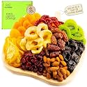 NUT CRAVINGS - Dried Fruit &amp; Mixed Nuts Gift Basket (9 Assortments)