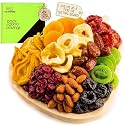 NUT CRAVINGS - Dried Fruit &amp; Mixed Nuts Gift Basket (9 Assortments)