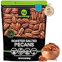 NUT CRAVINGS - Pecans Halves, Roasted & Salted, No Shell (32oz - 2 LB)