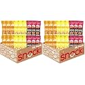 Nut Harvest,3 Flavor Peanuts Variety Pack,Individual Bags,36 Count (Pack of 2)