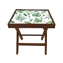Nutcase Designer Teak Wood Side Table Folding