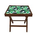 Nutcase Designer Teak Wood Side Table Folding