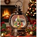 Nutcracker Snow Globe, Musical Christmas Water Lantern with Swirling Glittering Home Decoration and Gift, Battery Operated or USB Powered