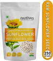 Nutiva Sunflower Seeds - Protein and Fiber Rich Superfood 250-gram (Raw) Super Seeds Sunflower Seeds (250 g)