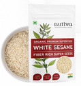 Nutiva White Sesame Seeds White Sesame Seeds (900 g)