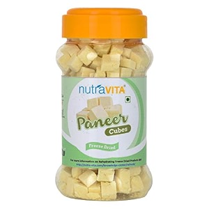 nutra vita freeze dried paneer cubes 100g