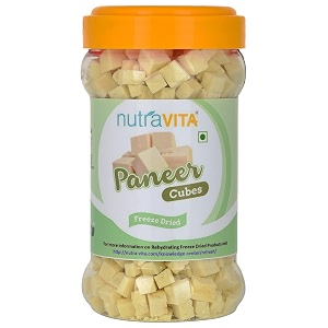 nutra vita freeze dried paneer cubes 200g