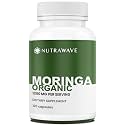 Nutra Wave Organic Moringa Capsules 1200mg – Pure Moringa Oleifera Leaf Supplement Energy, Immune & Lactation Support –Antioxidants & Amino Acids for Women & Men, Non-GMO, Vegan – 120 Capsules