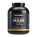 Nutrabay Gold Bulk Up Mass Gainer Powder - 3kg, Chocolate | 30g Protein, 104g Carbs, 554 Calories | Easy to Digest | 100% Veg Muscle Building & Weight Gainer Supplement for Men & Women