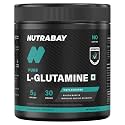 Nutrabay Pure L-Glutamine Powder 5000mg, Amino Acid - Post Workout Supplement for Muscle & Immunity Build Up - 150g, Unflavoured | 100% Authentic Supplement | No Banned Substances | Tested for Purity
