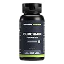 Nutrabay Wellness Curcumin with Piperine with 95% Curcuminoids - Natural Immune Support, Antioxidant, Advanced Absorption & Anti Inflammatory Joint Pain Support - 1000mg, 60 Veg Capsules