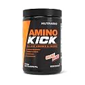 NutraBio Amino Kick – BCAA Powder with Natural Caffeine – Amino Acids Supplement for Energy, Hydration &amp; Recovery – BCAAs, Electrolytes &amp; Amino Acids – Orange Mango, 30 Servings